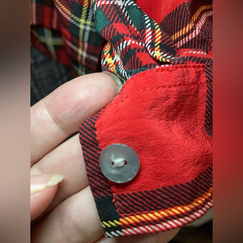 Pendleton Red and Green Plaid Shirt - Picture 6 of 11